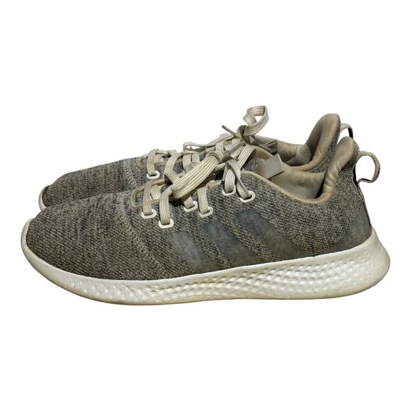 Adidas Sensebounce+ Street Running Shoes Men's Size 10 Gray Knit Lightweight - Picture 1 of 8